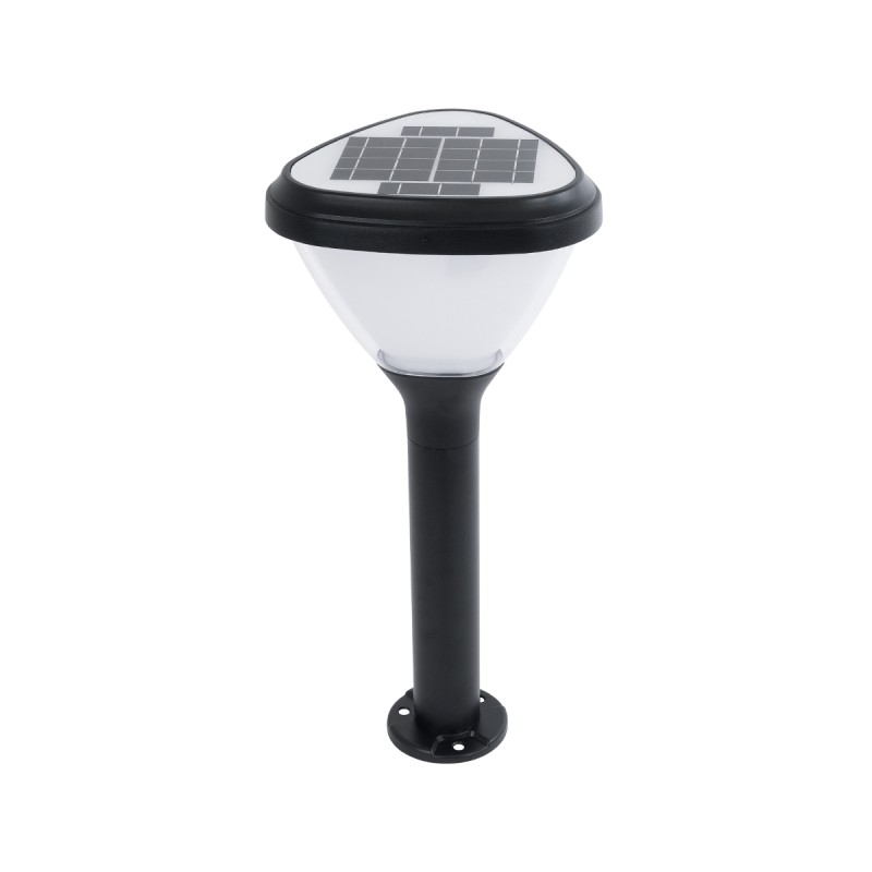 GLOBOSTAR® SOLARMIS 90521 Φωτιστικό Κολωνάκι Κήπου LED 10W 180lm 120° με Ενσωματωμένο Φωτοβολταϊκό Panel 6V 5W & Επαναφορτιζόμενη Μπαταρία Li-ion 3.2V 6000mAh με Αισθητήρα Ημέρας-Νύχτας Αδιάβροχο IP65 Ψυχρό Λευκό 6000K - Μαύρο - Μ26 x Π26 x Υ60cm - 2  GLOBOSTAR® SOLARMIS 90521 Φωτιστικό Κολωνάκι Κήπου LED 10W 180lm 120° με Ενσωματωμένο Φωτοβολταϊκό Panel 6V 5W & Επαναφορτιζόμενη Μπαταρία Li-ion 3.2V 6000mAh με Αισθητήρα Ημέρας-Νύχτας Αδιάβροχο IP65 Ψυχρό Λευκό 6000K - Μαύρο - Μ26 x Π26 x Υ60cm - 2