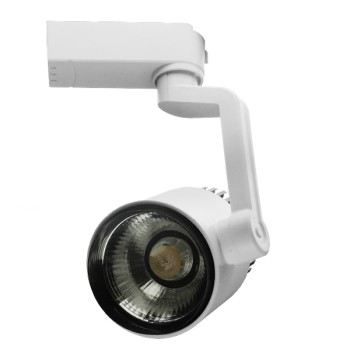 GloboStar S-40043 Διφασικό Bridgelux COB LED Φωτιστικό Σποτ Ράγας 15W 230V 1500lm 24° Θερμό Λευκό 3000k GloboStar S-40043 Διφασικό Bridgelux COB LED Φωτιστικό Σποτ Ράγας 15W 230V 1500lm 24° Θερμό Λευκό 3000k