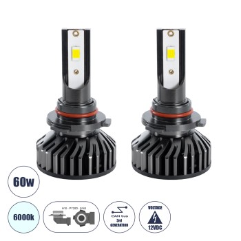 GloboStar® 82026 H10 F2 Line KIT Βασικού Φωτισμού Αυτοκινήτου & Φορτηγού 3rd Generation Can-Bus Series LED CREE CXB COB 30/60W 7000lm DC 12V Αδιάβροχο IP65 Ψυχρό Λευκό 6000K GloboStar® 82026 H10 F2 Line KIT Βασικού Φωτισμού Αυτοκινήτου & Φορτηγού 3rd Generation Can-Bus Series LED CREE CXB COB 30/60W 7000lm DC 12V Αδιάβροχο IP65 Ψυχρό Λευκό 6000K