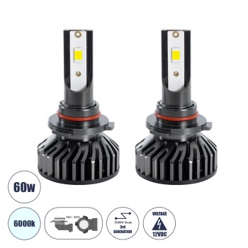 GLOBOSTAR® LEDKITF2 82029 Λάμπα HB3 9005 CANbus LED 30W/60W 3500lm/7000lm 360° DC 12-24V Αδιάβροχο IP65 Ψυχρό Λευκό 6000K - CREE COB Chip - Μ4 x Π4 x Υ6.6cm - Πακέτο 2 Τεμαχίων - 2 Χρόνια Εγγύηση GLOBOSTAR® LEDKITF2 82029 Λάμπα HB3 9005 CANbus LED 30W/60W 3500lm/7000lm 360° DC 12-24V Αδιάβροχο IP65 Ψυχρό Λευκό 6000K - CREE COB Chip - Μ4 x Π4 x Υ6.6cm - Πακέτο 2 Τεμαχίων - 2 Χρόνια Εγγύηση