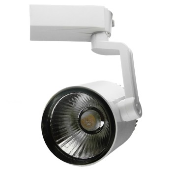 Globostar S-40026 Μονοφασικό Bridgelux COB LED Φωτιστικό Σποτ Ράγας 30W 230V 3000lm 24° Θερμό Λευκό 3000k Globostar S-40026 Μονοφασικό Bridgelux COB LED Φωτιστικό Σποτ Ράγας 30W 230V 3000lm 24° Θερμό Λευκό 3000k