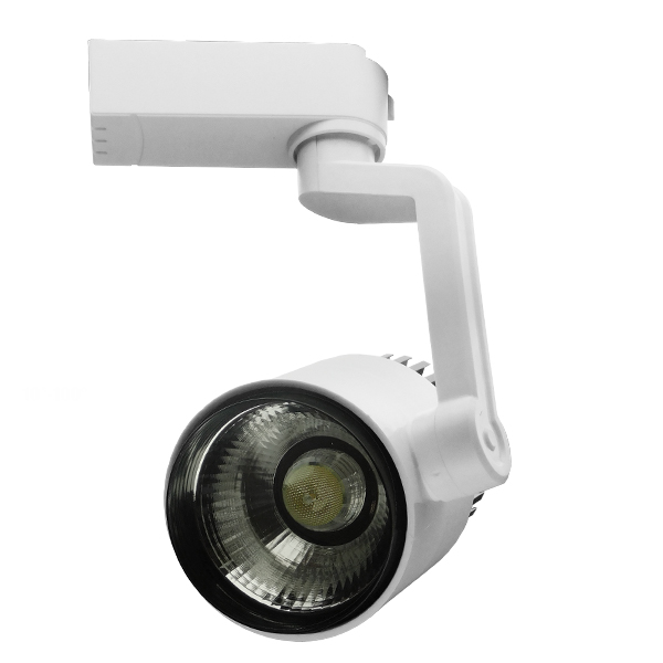 GloboStar S-40041 Διφασικό Bridgelux COB LED Φωτιστικό Σποτ Ράγας 15W 230V 1800lm 24° Ψυχρό Λευκό 6000k GloboStar S-40041 Διφασικό Bridgelux COB LED Φωτιστικό Σποτ Ράγας 15W 230V 1800lm 24° Ψυχρό Λευκό 6000k