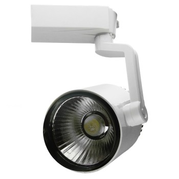 GloboStar S-40044 Διφασικό Bridgelux COB LED Φωτιστικό Σποτ Ράγας 30W 230V 3600lm 24° Ψυχρό Λευκό 6000k GloboStar S-40044 Διφασικό Bridgelux COB LED Φωτιστικό Σποτ Ράγας 30W 230V 3600lm 24° Ψυχρό Λευκό 6000k