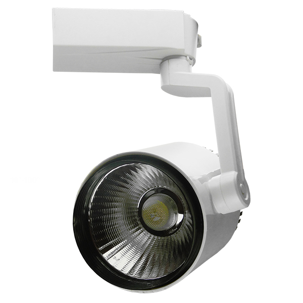 GloboStar S-40044 Διφασικό Bridgelux COB LED Φωτιστικό Σποτ Ράγας 30W 230V 3600lm 24° Ψυχρό Λευκό 6000k GloboStar S-40044 Διφασικό Bridgelux COB LED Φωτιστικό Σποτ Ράγας 30W 230V 3600lm 24° Ψυχρό Λευκό 6000k