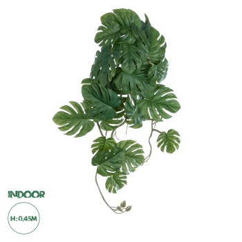 GloboStar® Artificial Garden MONSTERA HANGING PLANT 20605 - Τεχνητό Διακοσμητικό Κρεμαστό Φυτό Μονστέρα Υ45cm GloboStar® Artificial Garden MONSTERA HANGING PLANT 20605 - Τεχνητό Διακοσμητικό Κρεμαστό Φυτό Μονστέρα Υ45cm