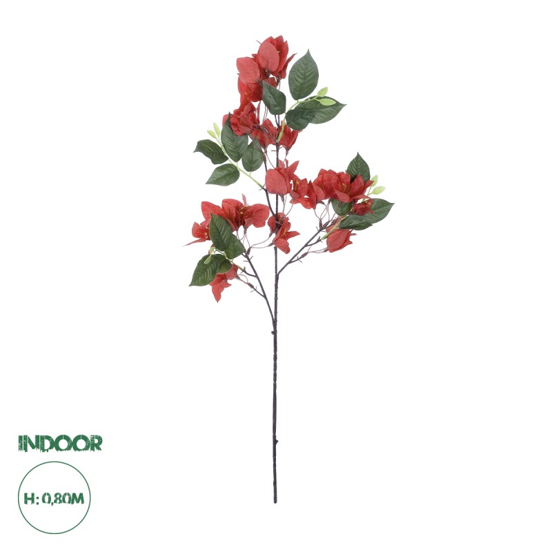 GloboStar® Artificial Garden BOUGAUVILLEA BRANCH 20645 Τεχνητό Διακοσμητικό Κλαδί Μπουκανβίλιας Κόκκινο Κεραμιδί Y80cm GloboStar® Artificial Garden BOUGAUVILLEA BRANCH 20645 Τεχνητό Διακοσμητικό Κλαδί Μπουκανβίλιας Κόκκινο Κεραμιδί Y80cm