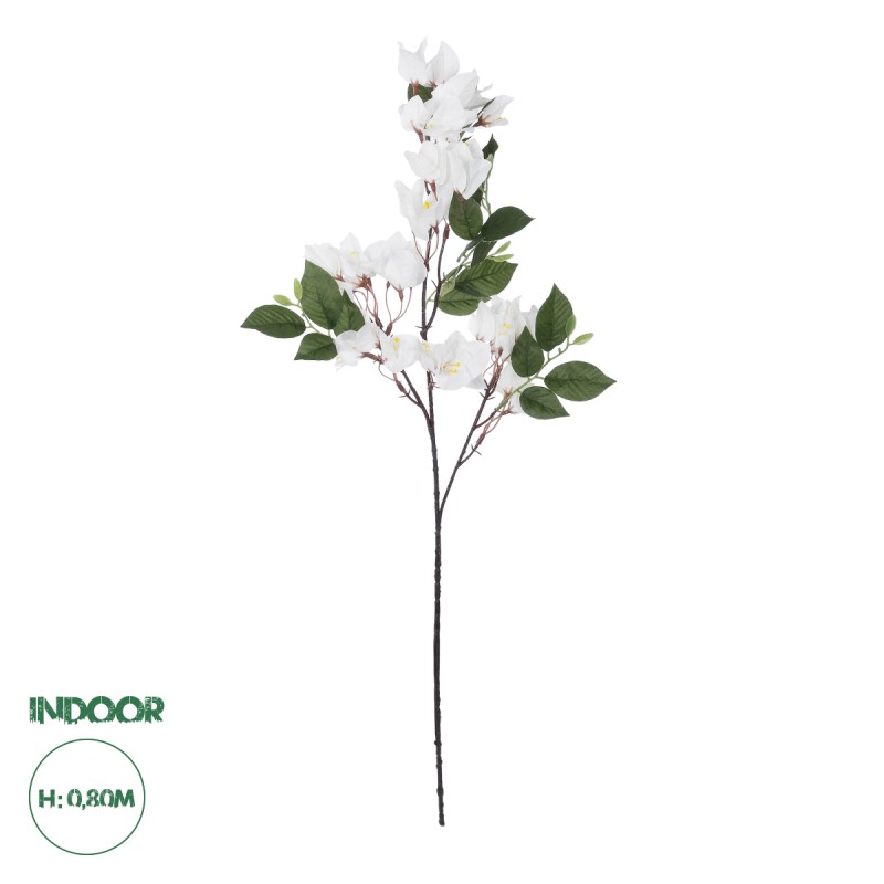 GloboStar® Artificial Garden BOUGAUVILLEA BRANCH 20648 Τεχνητό Διακοσμητικό Κλαδί Μπουκανβίλιας Λευκή Y80cm GloboStar® Artificial Garden BOUGAUVILLEA BRANCH 20648 Τεχνητό Διακοσμητικό Κλαδί Μπουκανβίλιας Λευκή Y80cm
