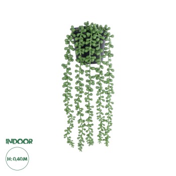 GloboStar® Artificial Garden HANGING LOVER'S TEARS 20878 - Τεχνητό Κρεμαστό Διακοσμητικό Φυτό Lover's Tears Φ12 x Y40cm GloboStar® Artificial Garden HANGING LOVER'S TEARS 20878 - Τεχνητό Κρεμαστό Διακοσμητικό Φυτό Lover's Tears Φ12 x Y40cm