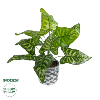 GloboStar® Artificial Garden PEACOCK 20888 Τεχνητό Διακοσμητικό Φυτό Παγώνι Φ38 x Υ33cm GloboStar® Artificial Garden PEACOCK 20888 Τεχνητό Διακοσμητικό Φυτό Παγώνι Φ38 x Υ33cm