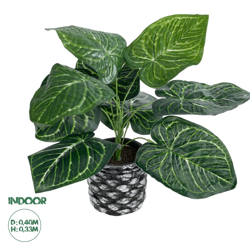 GloboStar® Artificial Garden ANTHURIUM 20892 Τεχνητό Διακοσμητικό Φυτό Ανθούριο Φ40 x Υ33cm GloboStar® Artificial Garden ANTHURIUM 20892 Τεχνητό Διακοσμητικό Φυτό Ανθούριο Φ40 x Υ33cm