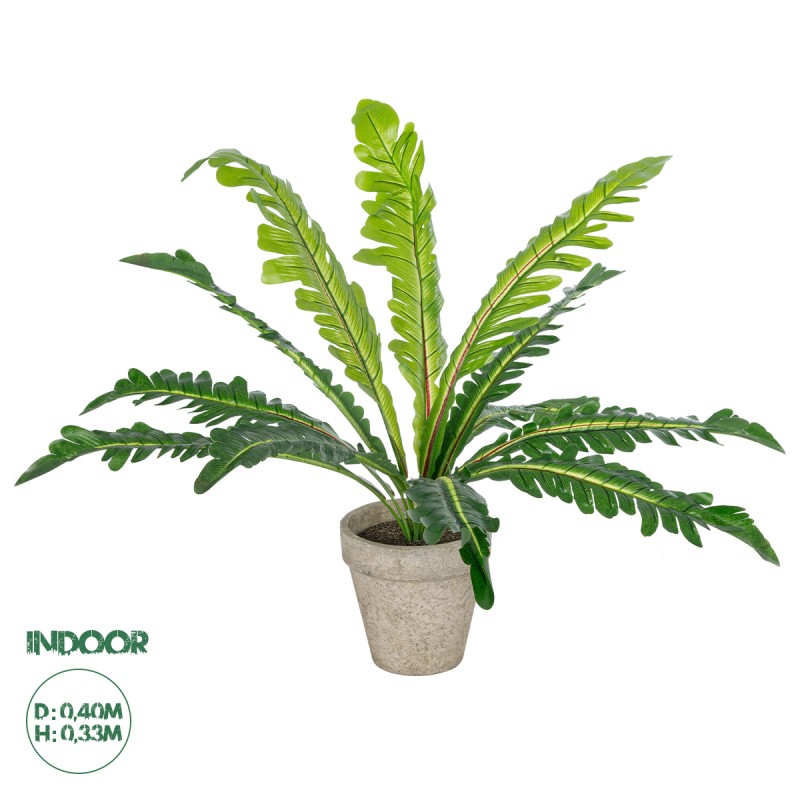 GloboStar® Artificial Garden  ASPLENIUM POTTED PLANT 20904 Διακοσμητικό Φυτό Aslenium Φ40 x Υ33cm GloboStar® Artificial Garden  ASPLENIUM POTTED PLANT 20904 Διακοσμητικό Φυτό Aslenium Φ40 x Υ33cm