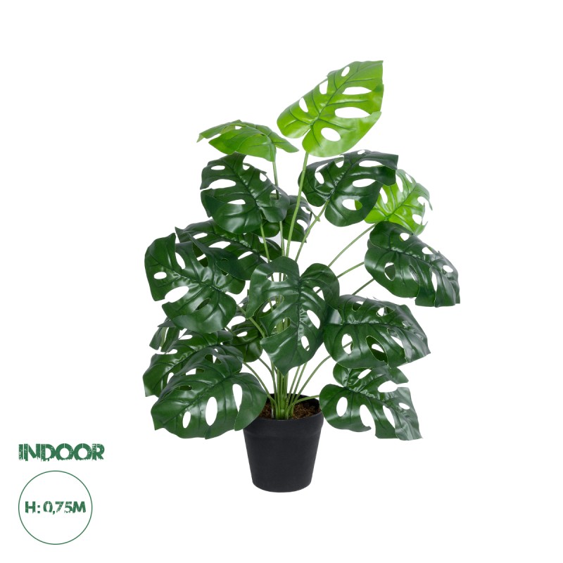 GloboStar® Artificial Garden MONSTERA PLANT 20909 - Διακοσμητικό Φυτό Μονστέρα Φ50 x Υ75cm GloboStar® Artificial Garden MONSTERA PLANT 20909 - Διακοσμητικό Φυτό Μονστέρα Φ50 x Υ75cm