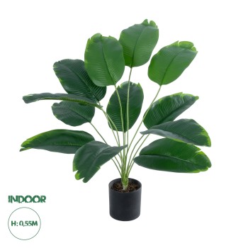 GloboStar® Artificial Garden BANANA PLANT 20927 - Διακοσμητικό Φυτό Μπανανιά Φ70 x Υ55cm GloboStar® Artificial Garden BANANA PLANT 20927 - Διακοσμητικό Φυτό Μπανανιά Φ70 x Υ55cm