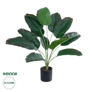 GloboStar® Artificial Garden BANANA PLANT 20928 - Διακοσμητικό Φυτό Μπανανιά Φ70 x Υ55cm GloboStar® Artificial Garden BANANA PLANT 20928 - Διακοσμητικό Φυτό Μπανανιά Φ70 x Υ55cm