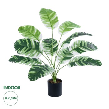 GloboStar® Artificial Garden BANANA PLANT ZEBRA 20929 - Διακοσμητικό Φυτό Μπανανιά Ζέβρα Φ70 x Υ55cm GloboStar® Artificial Garden BANANA PLANT ZEBRA 20929 - Διακοσμητικό Φυτό Μπανανιά Ζέβρα Φ70 x Υ55cm