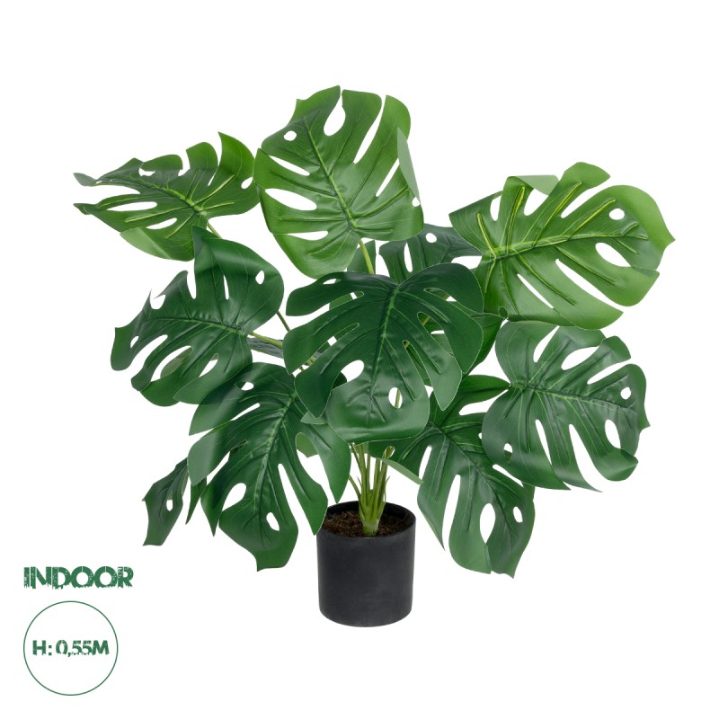 GloboStar® Artificial Garden MONSTERA PLANT 20934 - Διακοσμητικό Φυτό Μονστέρα Φ62 x Υ55cm GloboStar® Artificial Garden MONSTERA PLANT 20934 - Διακοσμητικό Φυτό Μονστέρα Φ62 x Υ55cm