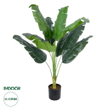 GloboStar® Artificial Garden BANANA PLANT 20939 - Διακοσμητικό Φυτό Μπανανιά Φ70 x Υ90cm GloboStar® Artificial Garden BANANA PLANT 20939 - Διακοσμητικό Φυτό Μπανανιά Φ70 x Υ90cm