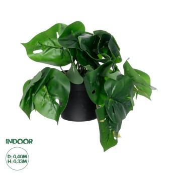 GloboStar® Artificial Garden  MONSTERA PLANT 20945 - Διακοσμητικό Φυτό Μονστέρα Φ40 x Υ33cm GloboStar® Artificial Garden  MONSTERA PLANT 20945 - Διακοσμητικό Φυτό Μονστέρα Φ40 x Υ33cm
