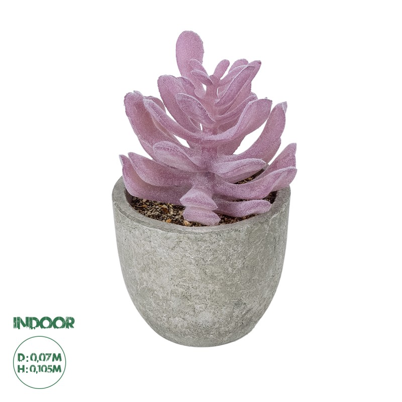 GloboStar® Artificial Garden SUCCULENT CRASSULA POTTED PLANT 21029 Διακοσμητικό Φυτό Κρασούλα  Φ7 x Υ10,5cm GloboStar® Artificial Garden SUCCULENT CRASSULA POTTED PLANT 21029 Διακοσμητικό Φυτό Κρασούλα  Φ7 x Υ10,5cm