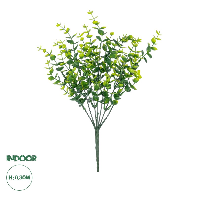 GloboStar® Artificial Garden  EUCALYPTUS BRANCH 21065 Διακοσμητικό Κλαδί Ευκάλυπτος Φ17 x Υ30cm GloboStar® Artificial Garden  EUCALYPTUS BRANCH 21065 Διακοσμητικό Κλαδί Ευκάλυπτος Φ17 x Υ30cm