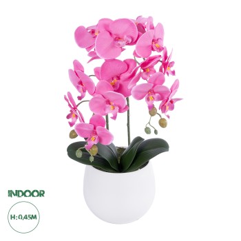 GloboStar® Artificial Garden PINK ORCHID 21116 Διακοσμητικό Φυτό Ροζ Ορχιδέα Υ45cm GloboStar® Artificial Garden PINK ORCHID 21116 Διακοσμητικό Φυτό Ροζ Ορχιδέα Υ45cm
