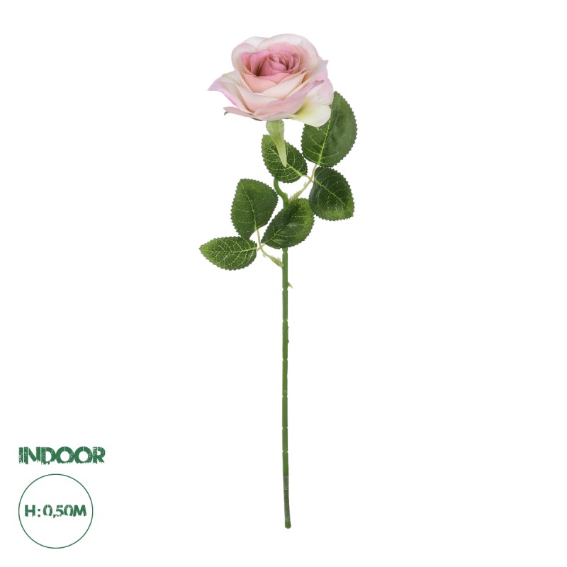 GloboStar® Artificial Garden LIGHT PINK ROSE  BRANCH 21137 Τεχνητό Διακοσμητικό Κλαδί Ανοιχτό ΡοζΤριαντάφυλλο Y50cm GloboStar® Artificial Garden LIGHT PINK ROSE  BRANCH 21137 Τεχνητό Διακοσμητικό Κλαδί Ανοιχτό ΡοζΤριαντάφυλλο Y50cm