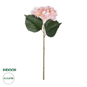 GloboStar® Artificial Garden SALMON HYDRANGEA BRANCH 21175 Τεχνητό Διακοσμητικό  Κλαδί Ορτανσίας Σαμπανιζέ  Y47cm GloboStar® Artificial Garden SALMON HYDRANGEA BRANCH 21175 Τεχνητό Διακοσμητικό  Κλαδί Ορτανσίας Σαμπανιζέ  Y47cm