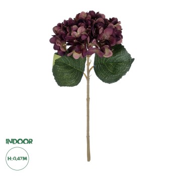 GloboStar® Artificial Garden DARK RED HYDRANGEA BRANCH 21180 Τεχνητό Διακοσμητικό Κλαδί Ορτανσίας Βαθύ Κόκκινο  Y47cm GloboStar® Artificial Garden DARK RED HYDRANGEA BRANCH 21180 Τεχνητό Διακοσμητικό Κλαδί Ορτανσίας Βαθύ Κόκκινο  Y47cm