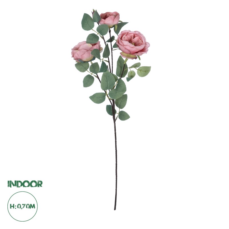 GloboStar® Artificial Garden HOT PINK CLIMBING ROSE BRANCH 21185 Τεχνητό Διακοσμητικό Κλαδί Τριαντάφυλλο Έντονο Ροζ Y70cm GloboStar® Artificial Garden HOT PINK CLIMBING ROSE BRANCH 21185 Τεχνητό Διακοσμητικό Κλαδί Τριαντάφυλλο Έντονο Ροζ Y70cm