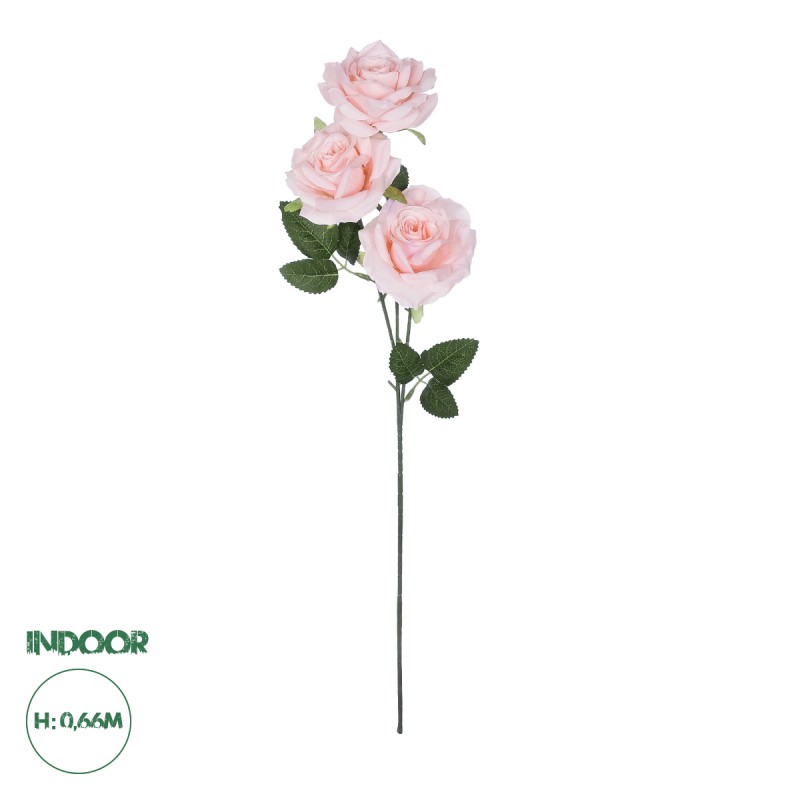 GloboStar® Artificial Garden LIGHT PINK  CLIMBING ROSE BRANCH 21193 Τεχνητό Διακοσμητικό Κλαδί Τριαντάφυλλο Ανοιχτό Ροζ Y66cm GloboStar® Artificial Garden LIGHT PINK  CLIMBING ROSE BRANCH 21193 Τεχνητό Διακοσμητικό Κλαδί Τριαντάφυλλο Ανοιχτό Ροζ Y66cm