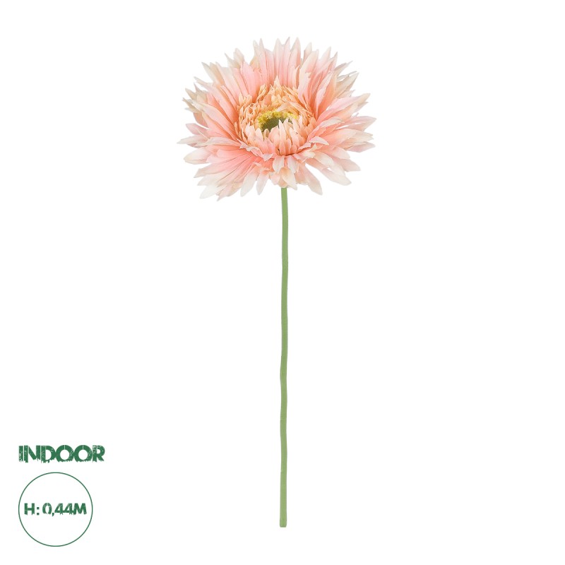 GloboStar® Artificial Garden PINK GERBERA  BRANCH 21205 Τεχνητό Διακοσμητικό Κλαδί Ζέρμπερας Ροζ Y44cm GloboStar® Artificial Garden PINK GERBERA  BRANCH 21205 Τεχνητό Διακοσμητικό Κλαδί Ζέρμπερας Ροζ Y44cm