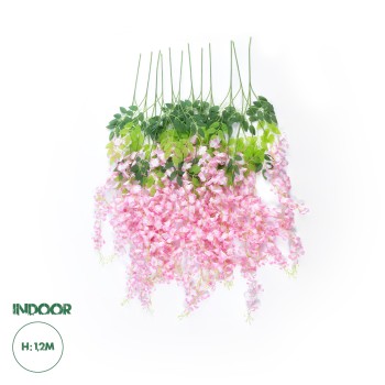 GloboStar® Artificial Garden PALE PINK WISTERIA FLOWER BRANCH 21511 Σετ 12 Τεχνητά Διακοσμητικά κλαδιά Βιστέριας Απαλό Ροζ Φ45 x Υ120cm GloboStar® Artificial Garden PALE PINK WISTERIA FLOWER BRANCH 21511 Σετ 12 Τεχνητά Διακοσμητικά κλαδιά Βιστέριας Απαλό Ροζ Φ45 x Υ120cm