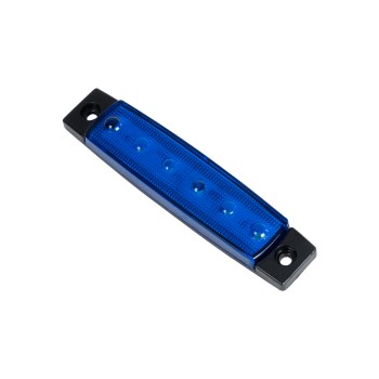 GloboStar® 79903 Πλευρικά Φώτα Όγκου Φορτηγών LED 6xSMD2835 DC 10-30V 1.5W 100lm IP66 Mπλε - Μ9.5 x W2 x H1.1cm GloboStar® 79903 Πλευρικά Φώτα Όγκου Φορτηγών LED 6xSMD2835 DC 10-30V 1.5W 100lm IP66 Mπλε - Μ9.5 x W2 x H1.1cm