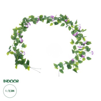 GloboStar® Artificial Garden MORNING GLORY GARLAND 21152 Τεχνητή Διακοσμητική Γυρλάντα Ορτανσίας Φ20 x Υ230cm Σετ 2 τεμαχίων GloboStar® Artificial Garden MORNING GLORY GARLAND 21152 Τεχνητή Διακοσμητική Γυρλάντα Ορτανσίας Φ20 x Υ230cm Σετ 2 τεμαχίων