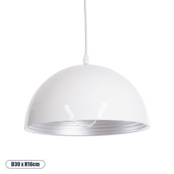 GLOBOSTAR® CHIME 01030 Μοντέρνο Κρεμαστό Φωτιστικό Οροφής με Ντουί 1 x E27 AC 220-240V IP20 - Λευκό - Μ30 x Π30 x Υ16cm GLOBOSTAR® CHIME 01030 Μοντέρνο Κρεμαστό Φωτιστικό Οροφής με Ντουί 1 x E27 AC 220-240V IP20 - Λευκό - Μ30 x Π30 x Υ16cm