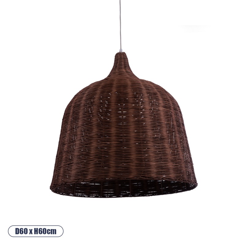 GLOBOSTAR® BAHAMAS 01369 Boho Κρεμαστό Φωτιστικό Οροφής με Ντουί 1 x E27 AC 220-240V IP20 - Καφέ - Μ60 x Π60 x Υ60cm GLOBOSTAR® BAHAMAS 01369 Boho Κρεμαστό Φωτιστικό Οροφής με Ντουί 1 x E27 AC 220-240V IP20 - Καφέ - Μ60 x Π60 x Υ60cm