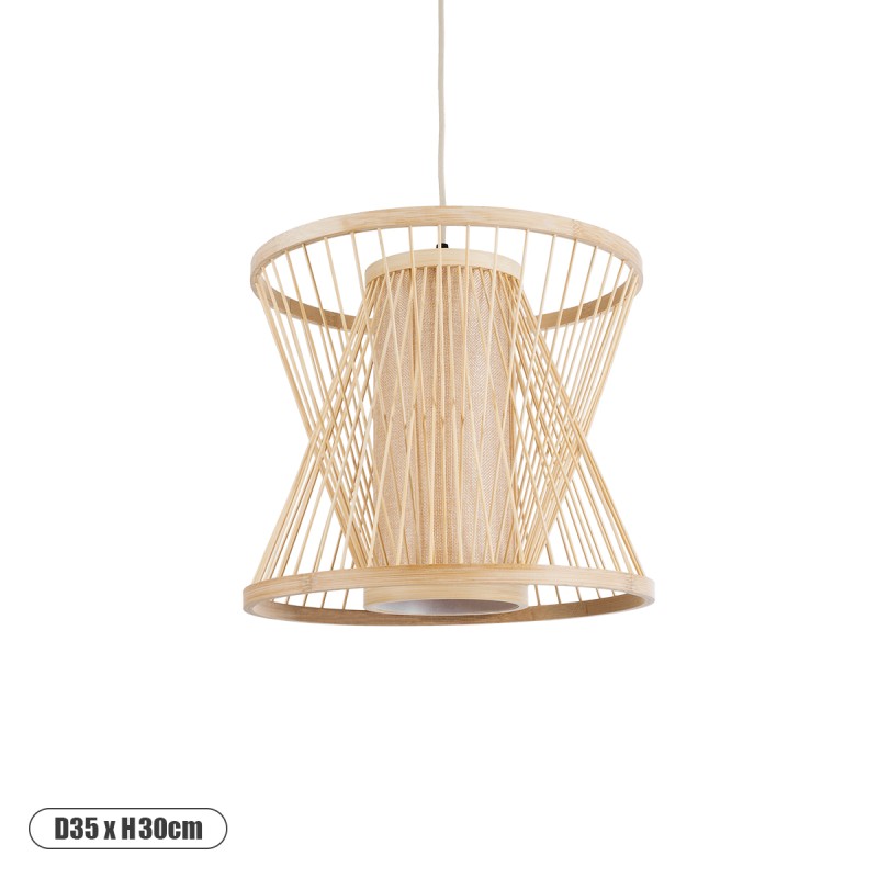 GLOBOSTAR® HIBISCUS 01632 Boho Κρεμαστό Φωτιστικό Οροφής με Ντουί 1 x E27 AC 220-240V IP20 - Μπεζ - Μ35 x Π35 x Y30cm GLOBOSTAR® HIBISCUS 01632 Boho Κρεμαστό Φωτιστικό Οροφής με Ντουί 1 x E27 AC 220-240V IP20 - Μπεζ - Μ35 x Π35 x Y30cm