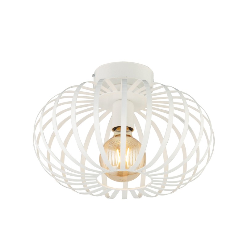 GLOBOSTAR® STAR 202-0052 Μοντέρνο Φωτιστικό Οροφής με Ντουί 1 x E27 AC 220-240V IP20 - Λευκό - Μ40 x Π40 x Υ27cm GLOBOSTAR® STAR 202-0052 Μοντέρνο Φωτιστικό Οροφής με Ντουί 1 x E27 AC 220-240V IP20 - Λευκό - Μ40 x Π40 x Υ27cm