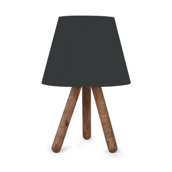 GloboStar® CAP 204-0068 Μοντέρνο Eπιτραπέζιο Φωτιστικό Πορτατίφ Μονόφωτο 1 x E27 IP20 Καφέ Ξύλο με Μαύρο Ύφασμα - Μ22 x Π22 x Υ33cm GloboStar® CAP 204-0068 Μοντέρνο Eπιτραπέζιο Φωτιστικό Πορτατίφ Μονόφωτο 1 x E27 IP20 Καφέ Ξύλο με Μαύρο Ύφασμα - Μ22 x Π22 x Υ33cm