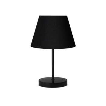 GloboStar® LARA 204-0074 Μοντέρνο Eπιτραπέζιο Φωτιστικό Πορτατίφ Μονόφωτο 1 x E27 IP20 Μαύρο Αλουμίνιο με Μαύρο Ύφασμα - Μ22 x Π22 x Υ36cm GloboStar® LARA 204-0074 Μοντέρνο Eπιτραπέζιο Φωτιστικό Πορτατίφ Μονόφωτο 1 x E27 IP20 Μαύρο Αλουμίνιο με Μαύρο Ύφασμα - Μ22 x Π22 x Υ36cm