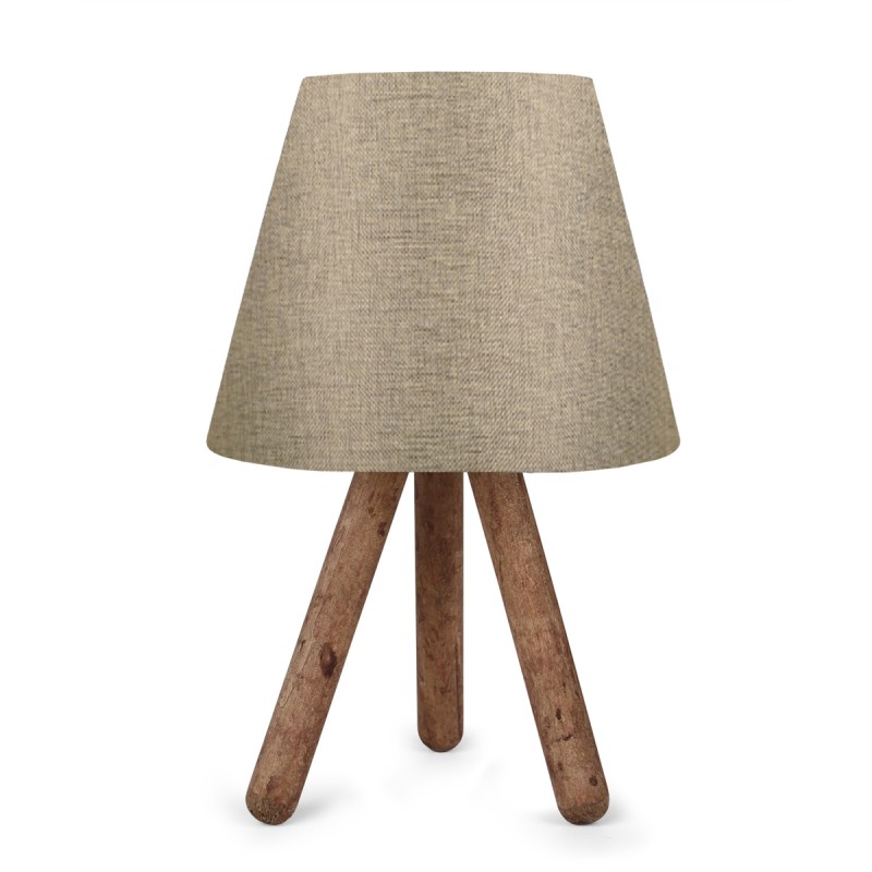 GloboStar® CAP 204-0067 Μοντέρνο Eπιτραπέζιο Φωτιστικό Πορτατίφ Μονόφωτο 1 x E27 IP20 Καφέ Ξύλο με Μπεζ Ύφασμα - Μ22 x Π22 x Υ33cm GloboStar® CAP 204-0067 Μοντέρνο Eπιτραπέζιο Φωτιστικό Πορτατίφ Μονόφωτο 1 x E27 IP20 Καφέ Ξύλο με Μπεζ Ύφασμα - Μ22 x Π22 x Υ33cm