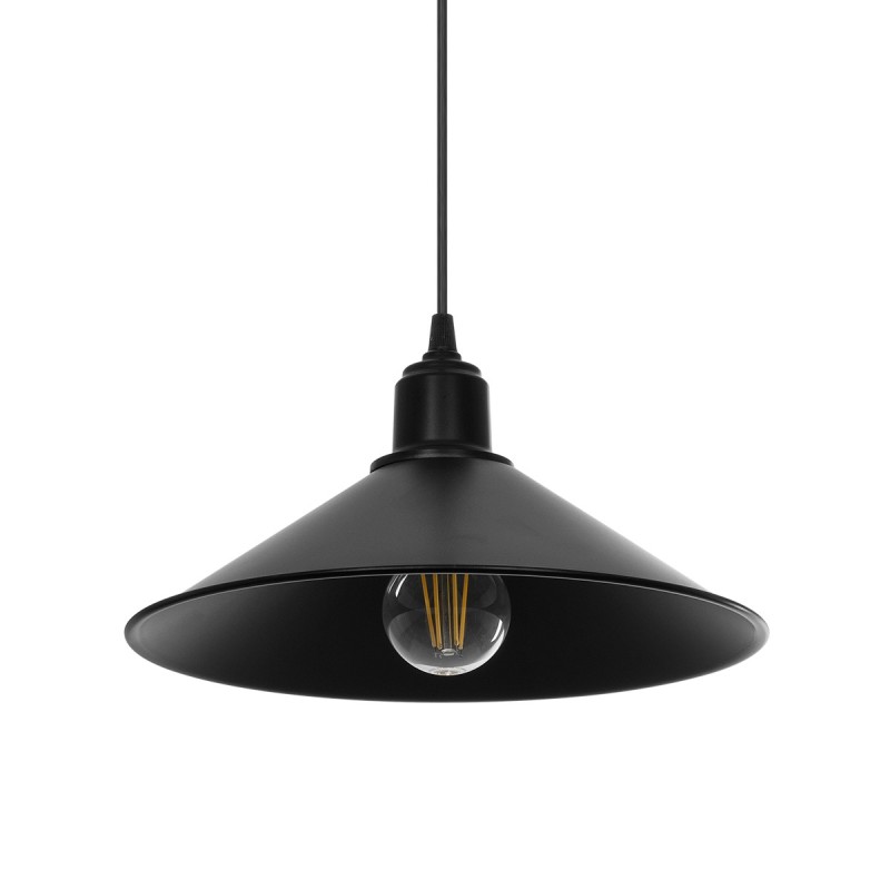 GLOBOSTAR® FERRO 203-0084 Μοντέρνο Κρεμαστό Φωτιστικό Οροφής με Ντουί 1 x E27 AC 220-240V IP20 - Μαύρο - Μ30 x Π30 x Υ15cm GLOBOSTAR® FERRO 203-0084 Μοντέρνο Κρεμαστό Φωτιστικό Οροφής με Ντουί 1 x E27 AC 220-240V IP20 - Μαύρο - Μ30 x Π30 x Υ15cm
