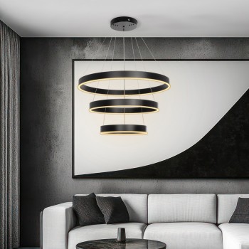 kelvo® VENOM 61188 Μοντέρνο Κρεμαστό Φωτιστικό Οροφής LED 120W 14158lm 120° AC 220-240V IP20 Ρυθμιζόμενο Λευκό CCT με Χειριστήριο από 2700K έως 6000K Dimmable - Lumileds SMD Chip - Μαύρο Ματ - Μ80 x Π80 x Υ60cm - 3 Χρόνια Εγγύηση kelvo® VENOM 61188 Μοντέρνο Κρεμαστό Φωτιστικό Οροφής LED 120W 14158lm 120° AC 220-240V IP20 Ρυθμιζόμενο Λευκό CCT με Χειριστήριο από 2700K έως 6000K Dimmable - Lumileds SMD Chip - Μαύρο Ματ - Μ80 x Π80 x Υ60cm - 3 Χρόνια Εγγύηση