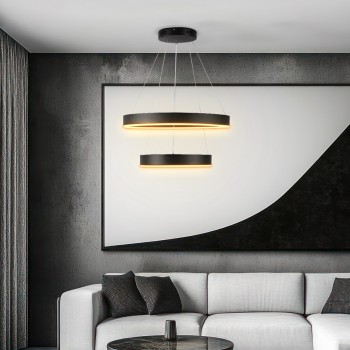 kelvo® VENOM 61185 Μοντέρνο Κρεμαστό Φωτιστικό Οροφής LED 75W 8818lm 120° AC 220-240V IP20 Ρυθμιζόμενο Λευκό CCT με Χειριστήριο από 2700K έως 6000K Dimmable - Lumileds SMD Chip - Μαύρο Ματ - Μ60 x Π60 x Υ40cm - 3 Χρόνια Εγγύηση kelvo® VENOM 61185 Μοντέρνο Κρεμαστό Φωτιστικό Οροφής LED 75W 8818lm 120° AC 220-240V IP20 Ρυθμιζόμενο Λευκό CCT με Χειριστήριο από 2700K έως 6000K Dimmable - Lumileds SMD Chip - Μαύρο Ματ - Μ60 x Π60 x Υ40cm - 3 Χρόνια Εγγύηση