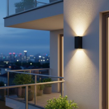 kelvo® BURANO KLV-101-0021 Φωτιστικό Τοίχου / Απλίκα για 2 Λάμπες MR16 με Ντουί GU10 AC 220-240V Αδιάβροχο IP65 - Μαύρο Ματ - Μ8 x Π8 x Υ15cm kelvo® BURANO KLV-101-0021 Φωτιστικό Τοίχου / Απλίκα για 2 Λάμπες MR16 με Ντουί GU10 AC 220-240V Αδιάβροχο IP65 - Μαύρο Ματ - Μ8 x Π8 x Υ15cm