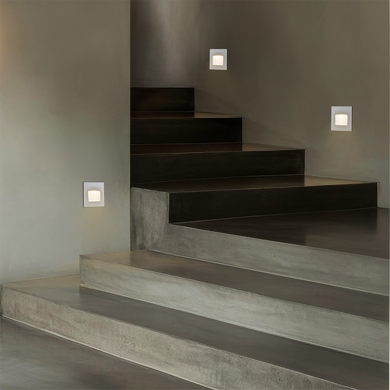 kelvo® STEPART KLV-101-0079 Μοντέρνο Χωνευτό Φωτιστικό Σκαλοπατιού - Διαδρόμου LED 3W 375lm 45° AC 220-240V Αδιάβροχο IP65 Θερμό Λευκό 2700K - Lumileds SMD Chip & TÜV SÜD Driver - Λευκό Ματ - Μ8.5 x Π5 x Υ8.5cm / Q6.72 x 6.72cm - 5 Χρόνια Εγγύηση kelvo® STEPART KLV-101-0079 Μοντέρνο Χωνευτό Φωτιστικό Σκαλοπατιού - Διαδρόμου LED 3W 375lm 45° AC 220-240V Αδιάβροχο IP65 Θερμό Λευκό 2700K - Lumileds SMD Chip & TÜV SÜD Driver - Λευκό Ματ - Μ8.5 x Π5 x Υ8.5cm / Q6.72 x 6.72cm - 5 Χρόνια Εγγύηση