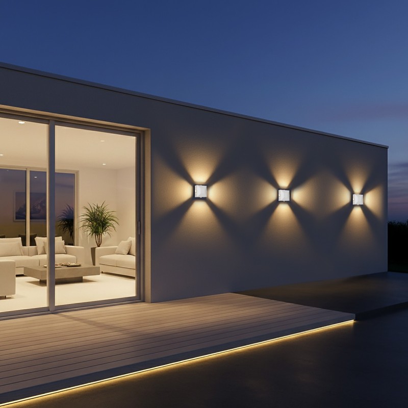 kelvo® ARKOS KLV-101-0112 Μοντέρνο Φωτιστικό Τοίχου - Απλίκα LED 8W 840lm 15° AC 220-240V Αδιάβροχο IP65 Θερμό Λευκό 2700K - CREE SMD Chip & TÜV SÜD Driver - Λευκό Ματ - Μ14 x Π5.5 x Υ14cm - 5 Χρόνια Εγγύηση kelvo® ARKOS KLV-101-0112 Μοντέρνο Φωτιστικό Τοίχου - Απλίκα LED 8W 840lm 15° AC 220-240V Αδιάβροχο IP65 Θερμό Λευκό 2700K - CREE SMD Chip & TÜV SÜD Driver - Λευκό Ματ - Μ14 x Π5.5 x Υ14cm - 5 Χρόνια Εγγύηση