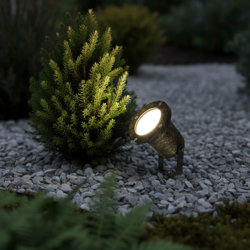 kelvo® GARDELINI KLV-101-0005 Φωτιστικό Σποτ Κήπου για Φυτά & Δέντρα με Καρφωτή Βάση για Λάμπα MR16 με Ντουί GU10 AC 220-240V Αδιάβροχο IP65 - Χρυσό Εφέ Σκουριάς Ματ - Μ10 x Π10 x Υ30cm kelvo® GARDELINI KLV-101-0005 Φωτιστικό Σποτ Κήπου για Φυτά & Δέντρα με Καρφωτή Βάση για Λάμπα MR16 με Ντουί GU10 AC 220-240V Αδιάβροχο IP65 - Χρυσό Εφέ Σκουριάς Ματ - Μ10 x Π10 x Υ30cm