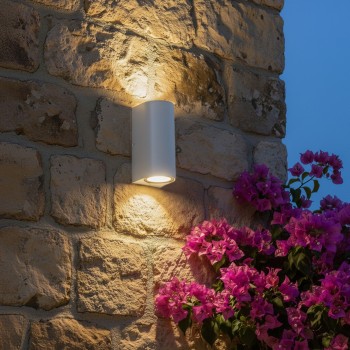 kelvo® MURANO KLV-101-0017 Φωτιστικό Τοίχου / Απλίκα για 2 Λάμπες MR16 με Ντουί GU10 AC 220-240V Αδιάβροχο IP65 - Λευκό Ματ - Μ8 x Π8 x Υ15cm kelvo® MURANO KLV-101-0017 Φωτιστικό Τοίχου / Απλίκα για 2 Λάμπες MR16 με Ντουί GU10 AC 220-240V Αδιάβροχο IP65 - Λευκό Ματ - Μ8 x Π8 x Υ15cm