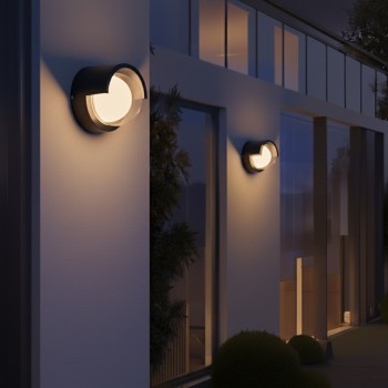 kelvo® NEXA KLV-101-0252 Φωτιστικό Τοίχου / Απλίκα LED 6W 600lm 180° AC 220-240V Αδιάβροχο IP65 Θερμό Λευκό 2700K - Sanan SMD Chip & TÜV SÜD Driver - Μαύρο Ματ - Μ11 x Π9 x Υ11cm - 5 Χρόνια Εγγύηση kelvo® NEXA KLV-101-0252 Φωτιστικό Τοίχου / Απλίκα LED 6W 600lm 180° AC 220-240V Αδιάβροχο IP65 Θερμό Λευκό 2700K - Sanan SMD Chip & TÜV SÜD Driver - Μαύρο Ματ - Μ11 x Π9 x Υ11cm - 5 Χρόνια Εγγύηση